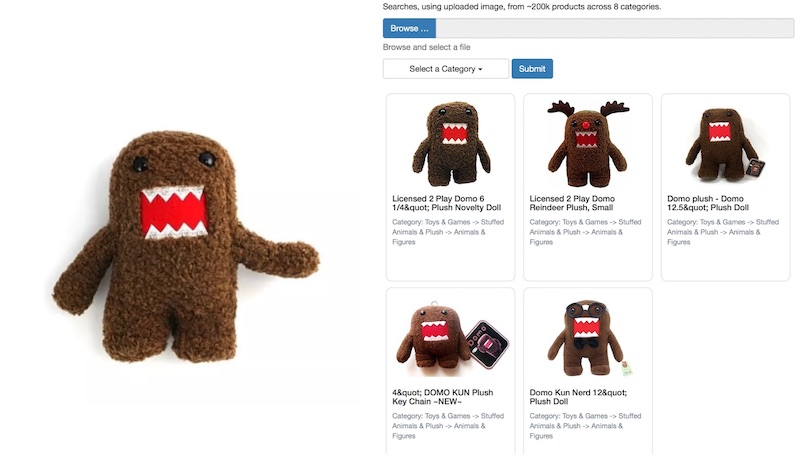 Image Search on Domo