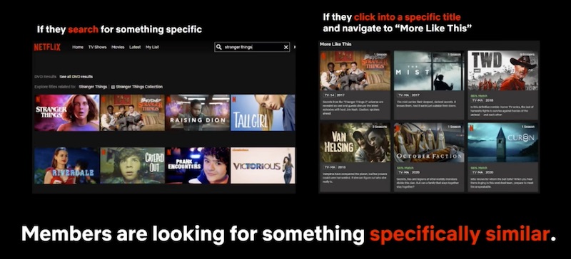 Netflix explicit search