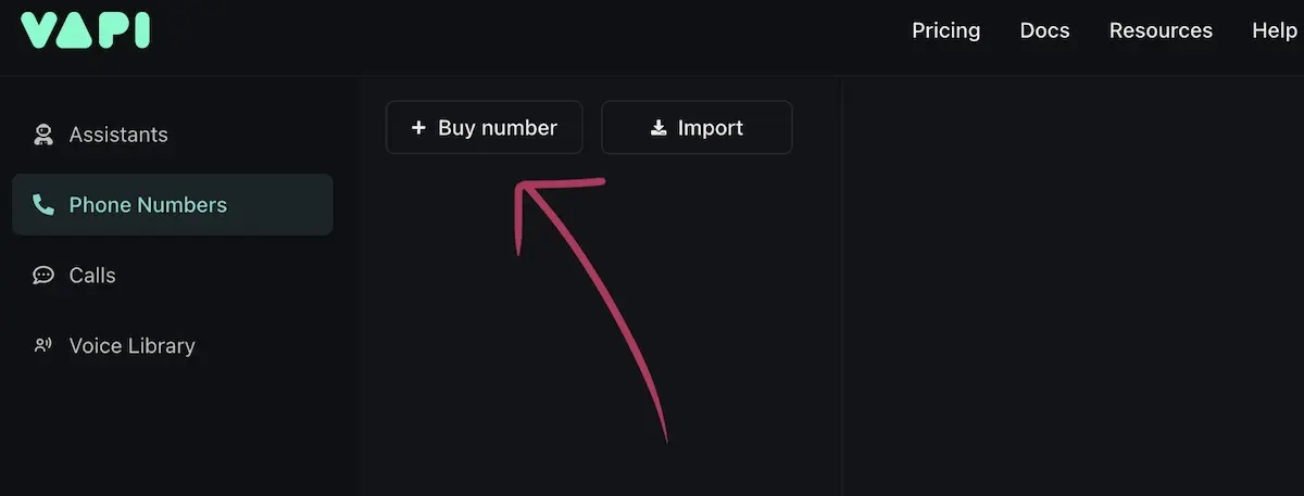 Buying a phone number