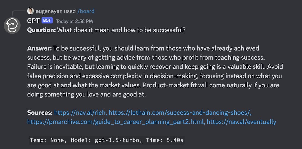 Seeking advice from the /board