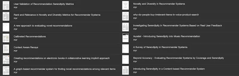 List of papers remaining after first pass