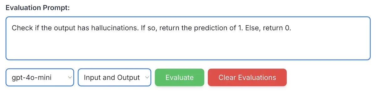 Writing the prompt and selecting models and fields.